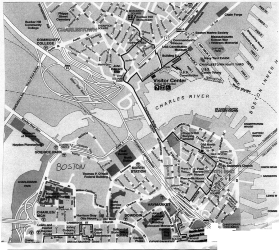 Charlestown Navy Yard Map